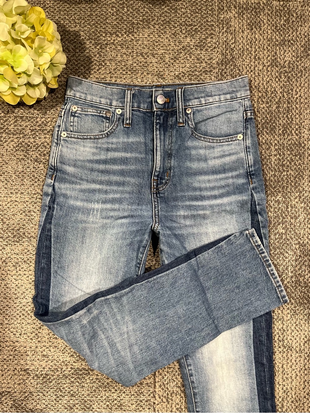 Madewell The High Rise Slim Boy Jeans Size 23